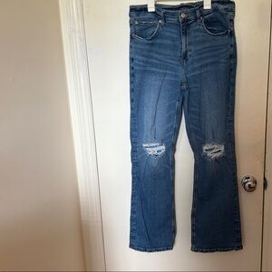 American Eagle Outfitters Blue Distressed Jeans